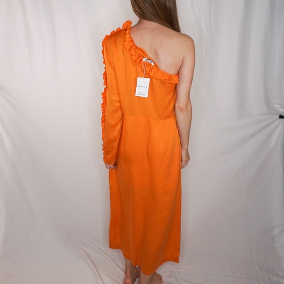& Other Stories Dresses Other Stories Oneshoulder Orange Dress Nwt